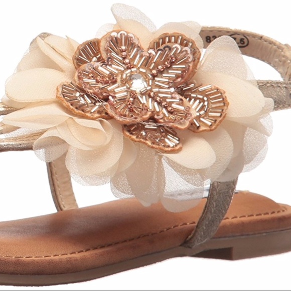 NWT Not Rated Surya Sandals Flower Blush Pink - Picture 5 of 7